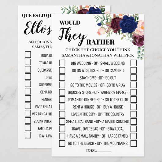 Zouden ze liever het engels spaans douchen? (Voorkant / Achterkant)