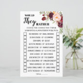 Zouden ze liever Marsala Flowers Shower-game gebru (Staand voorkant)