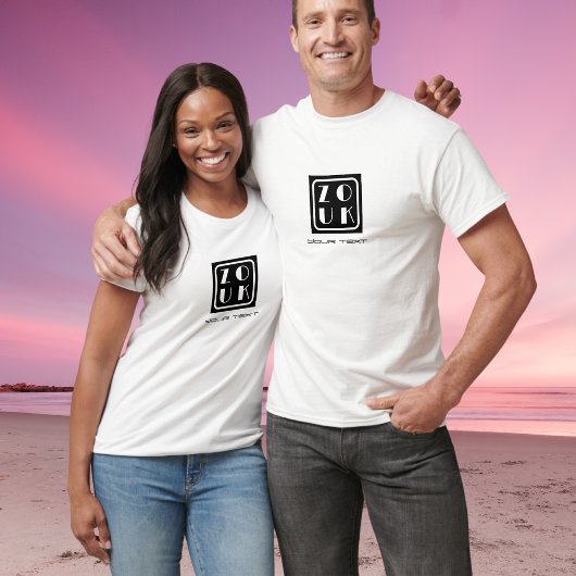 Zouk dance logo zwart braziliaans t-shirt