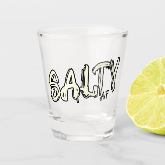 Zout AF Logo Shot Glas (Voorkant)