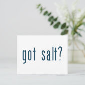 zout briefkaart (Staand voorkant)