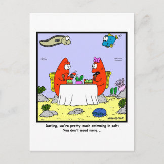 Zout: Cartoon Briefkaart