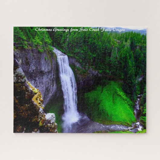 Zout Creek Herfst Oregon. kerstcadeautjes Legpuzzel (Horizontaal)