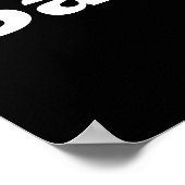 Zout één woord minimalisme ontwerp poster (Hoek)