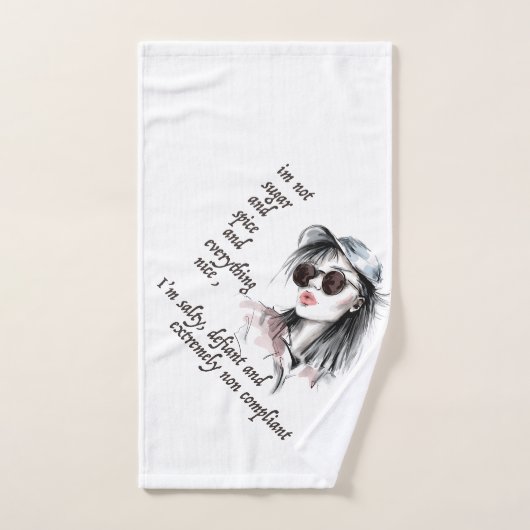 Zout en Defiant Bad Handdoek (Handdoek)