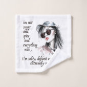 Zout en Defiant Bad Handdoek (Wasdoekje)