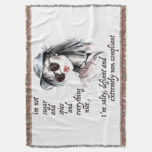 Zout en Defiant Deken (Voorkant Verticaal)