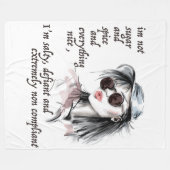 Zout en Defiant Fleece Deken (Voorkant (Horizontaal))