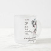 Zout en Defiant Matglas Koffiemok (Voorkant rechts)