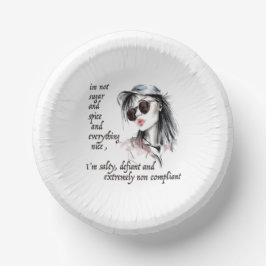 Zout en Defiant Papieren Kommen