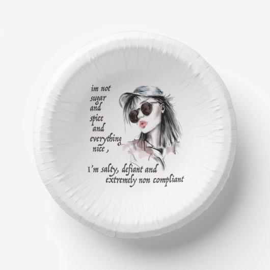 Zout en Defiant Papieren Kommen (Voorkant)