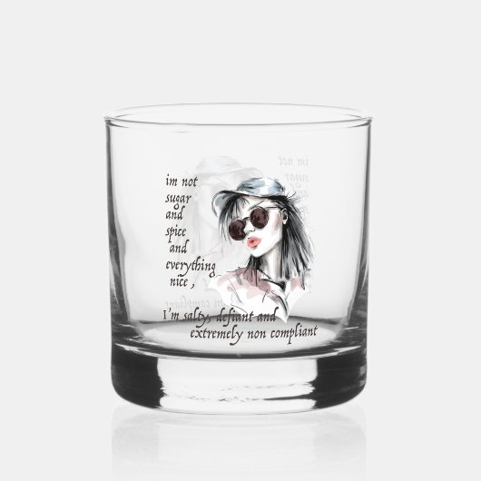 Zout en Defiant Whisky Glas (Voorkant)