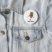 zout en garen, gebreide brei ronde button 5,7 cm (In situ)