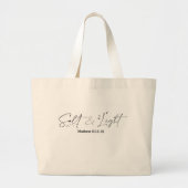Zout en licht grote tote bag (Voorkant)