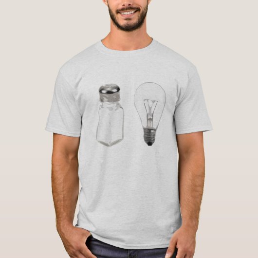 Zout en licht t-shirt (Voorkant)