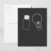 Zout en lichte Bijbel Verses Matthew 5:13-16 Chris Briefkaart (Voorkant / Achterkant)