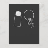 Zout en lichte Bijbel Verses Matthew 5:13-16 Chris Briefkaart (Voorkant)