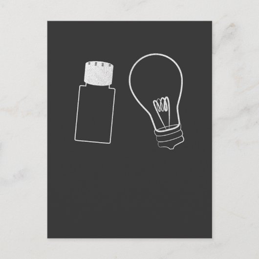 Zout en lichte Bijbel Verses Matthew 5:13-16 Chris Briefkaart (Voorkant)