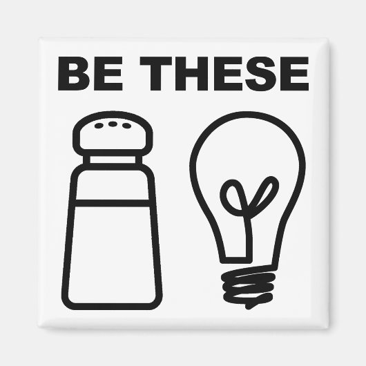 Zout- en lichte Christelijke-inktvissenmug Magneet (Voorkant)