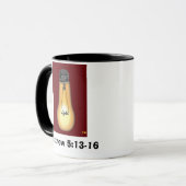 Zout en lichte Mok met rechterhand (Voorkant links)