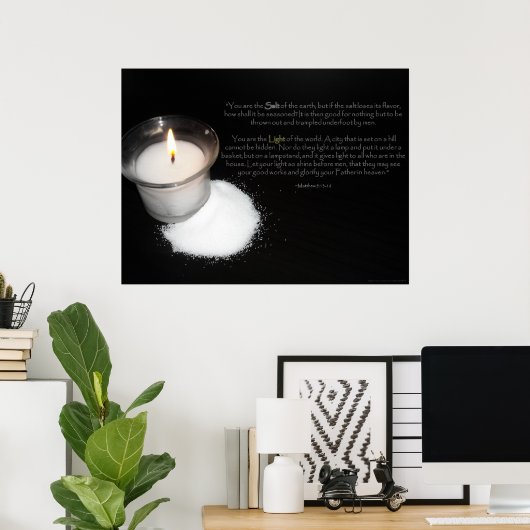 Zout- en lichte scripts poster (Thuiskantoor)