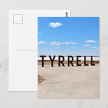 Zout en lucht bij Lake Tyrrell Australië