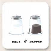 Zout en peper bier onderzetter (Voorkant)