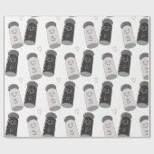 Zout en peper cadeaupapier (Vlak)