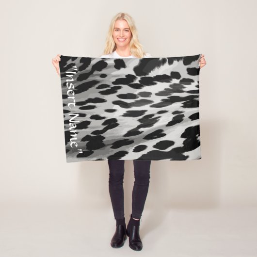 Zout en Peper Hide Fleece Deken (In situ)