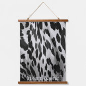 Zout en Peper Hide Hangend Wandkleed (Voorkant)