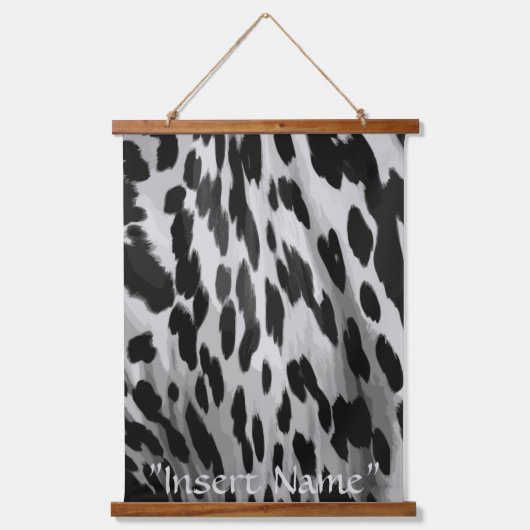 Zout en Peper Hide Hangend Wandkleed (Voorkant)