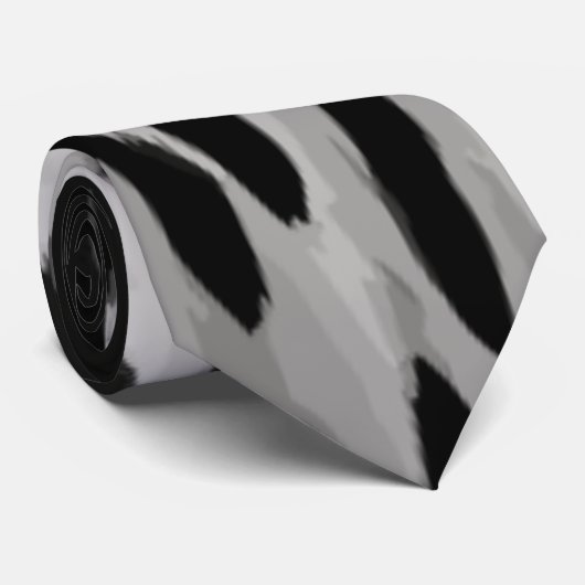 Zout en Peper Hide Stropdas (Opgerold)