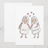 Zout en peper kaart (Voorkant / Achterkant)