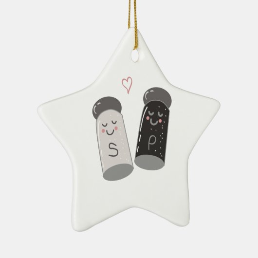 Zout en peper keramisch ornament (Rechts)