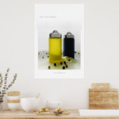 zout en peper poster (Keuken)