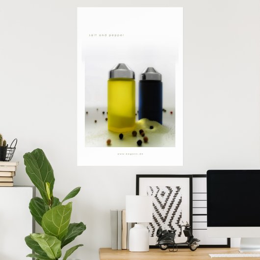 zout en peper poster (Thuiskantoor)