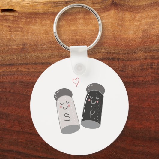 Zout en peper sleutelhanger (Voorkant)