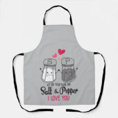 Zout- en Pepper-liefde Schort (Voorkant)