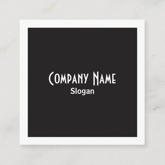 Zout- en Peppergrenzen en vierkantjes Vierkante Visitekaartje (Voorkant)