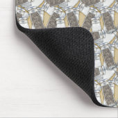 Zout- en Pepperpatroon Muismat (Hoek)