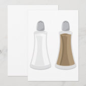 Zout- en Pepperschudders Kaart (Voorkant / Achterkant)