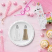 Zout- en Pepperschudders Papieren Bordje (Feest)