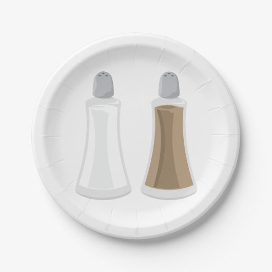 Zout- en Pepperschudders Papieren Bordje (Voorkant)