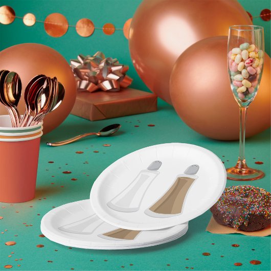 Zout- en Pepperschudders Papieren Bordje