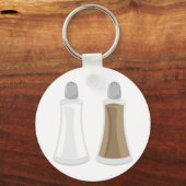 Zout- en Pepperschudders Sleutelhanger (Voorkant)