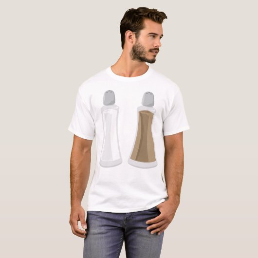 Zout- en Pepperschudders T-shirt (Voorkant volledig)