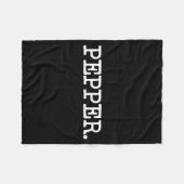 Zout- en PEPPERSTROOIER Funny Matching Halloween Fleece Deken (Voorkant (Horizontaal))