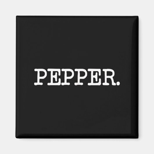 Zout- en PEPPERSTROOIER Grappig bijpassend Hallowe Magneet (Voorkant)