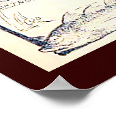 Zout en verse watervis poster (Hoek)