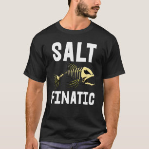 Zout Finatic T-shirt Skelet Vis Bot T-shirts Scher